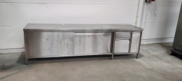 s/s work table cabinet